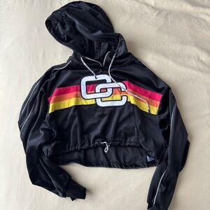 Opening Ceremony Black Cropped Hoodie